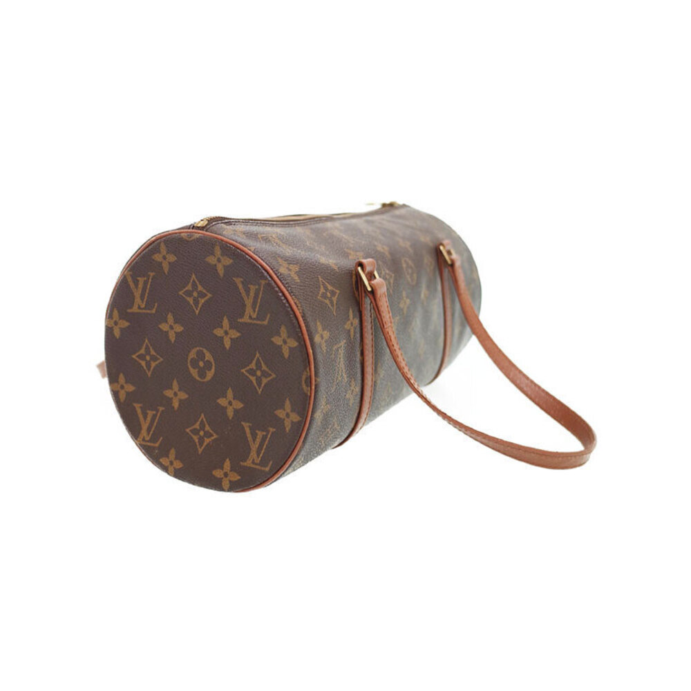 Louis Vuitton Shoulder Monogram Brown Leather Bag Papillon